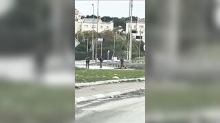 14-year-old Palestinian vs. Israeli Soldiers (2 Angles)