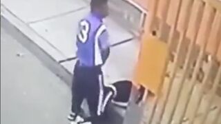 Shock Video shows Man Choke Out then Attempt to Abuse Young Girl....but Karma for Him, is FAST