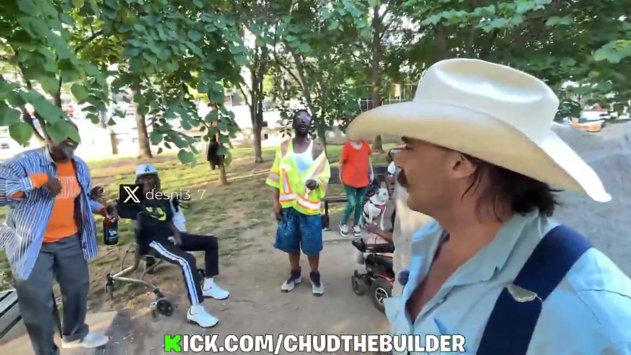 Classic Chud the Builder Clip Telling Black to Stop "Chimping Out"