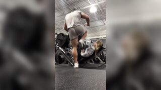 Girl in the Gym gets Stuck then get's More than She Thought..She Enjoy It?