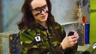 Russian Soldier Girl shows us Exactly how to Use a Grenade