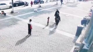 Young Kid Playing with Fireworks and Manhole Cover Ends Horribly (Watch Twice)