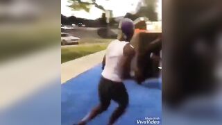 "That's the Wrong Nigg*" Karma Comedy Show: 2 Brothers Beat Up the Wrong Kid who Attacked Sister