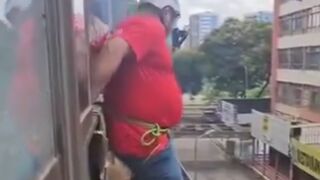 Brazil: Applying to be a Firefighter goes Wrong for Poor Guy