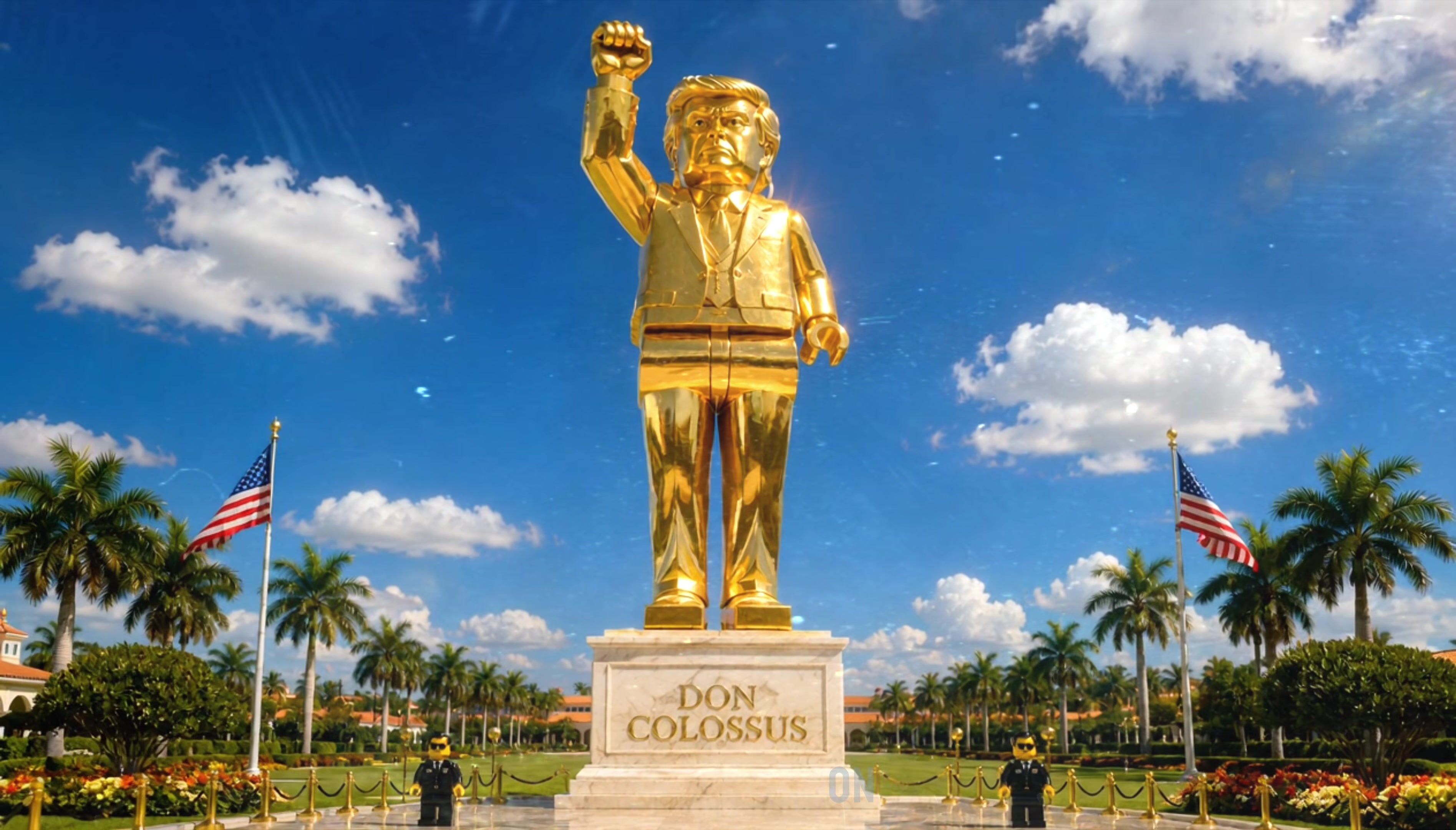 They Built a $450K Golden Trump Statue