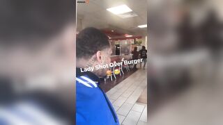 Female Burger King Employee Shot over a Wrong Order.