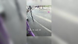 How is it Possible this Guy Survived getting Hit by a Bus Full On