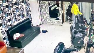 Ice Cold Execution at Barbershop in Front of Female (Info in Description)