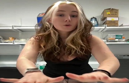 Woman Just Rage Baits Mosquitos all Day Long at her Job.
