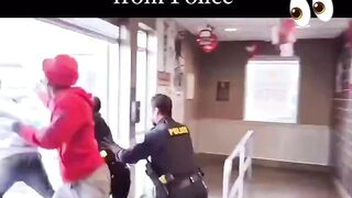 Child Predator Tries to Run From Police... Man in Red Hoodie Helps!