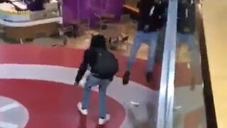 Morons at a Mall Find Out....
