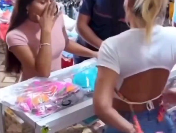 Boyfriend wants THAT Bra for his Girl, or does he just want that Ass