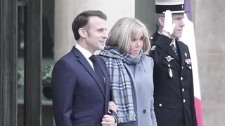 Emmanuel Macron SLAPPED by Wife Brigitte Over Steamy Message on his Phone