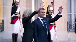 Emmanuel Macron SLAPPED by Wife Brigitte Over Steamy Message on his Phone