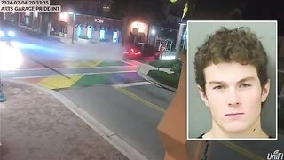 Florida Man Arrested after "Vandalizing" the Street by Doing Burnouts on Satan's LGBTQ Flag.