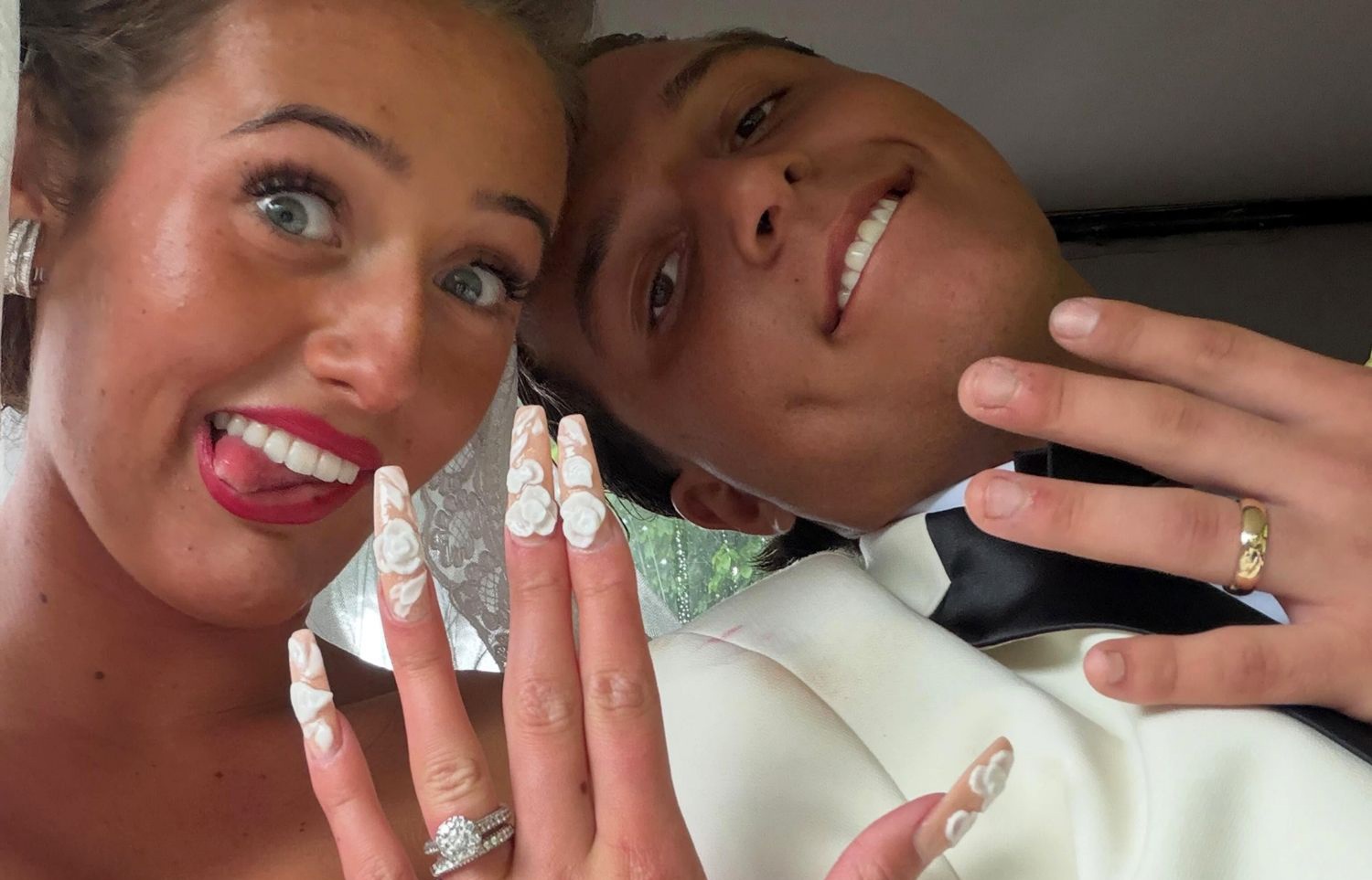 Tyson Fury's 16-year-old daughter Venezuela got married this weekend.
