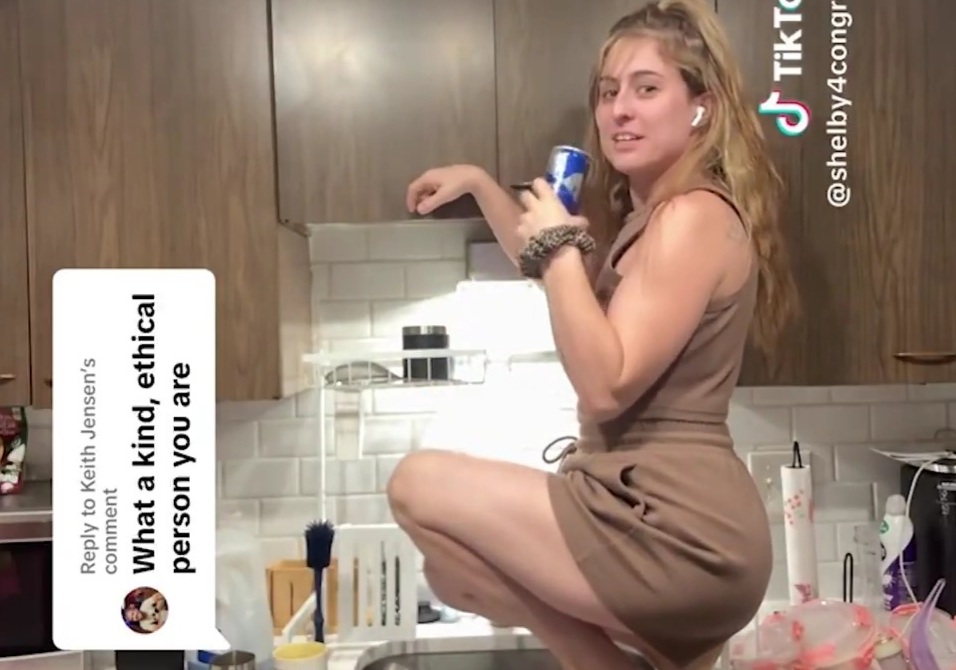 Democratic congressional candidate in Michigan is going viral.