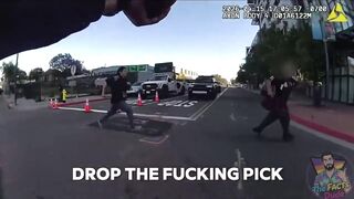 San Diego woman tanks two shots to the chest and still advances on officers