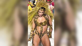 Brazilian Carnival Dancer is Kind of Scary