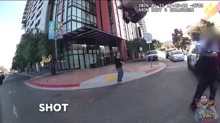 San Diego woman tanks two shots to the chest and still advances on officers