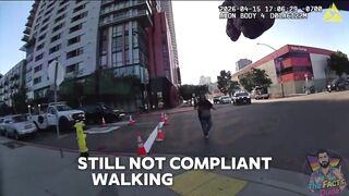 San Diego woman tanks two shots to the chest and still advances on officers