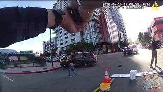 San Diego woman tanks two shots to the chest and still advances on officers