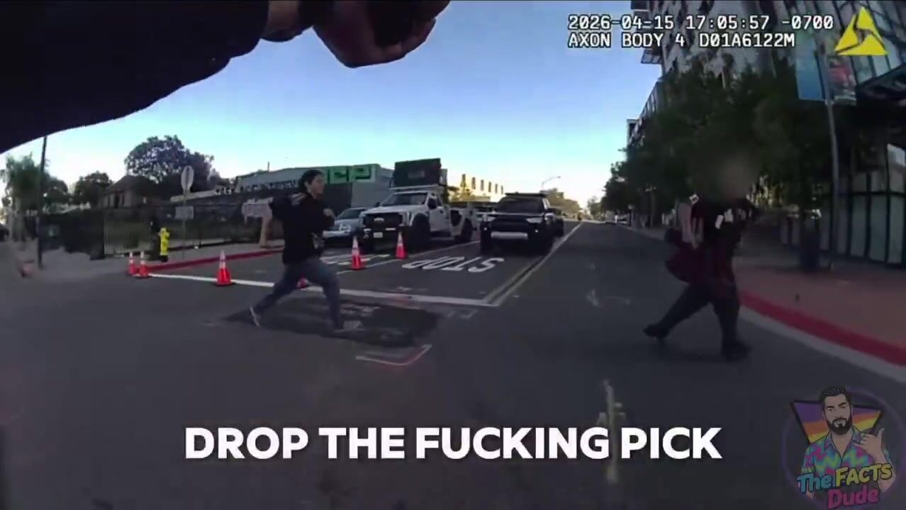San Diego woman tanks two shots to the chest and still advances on officers
