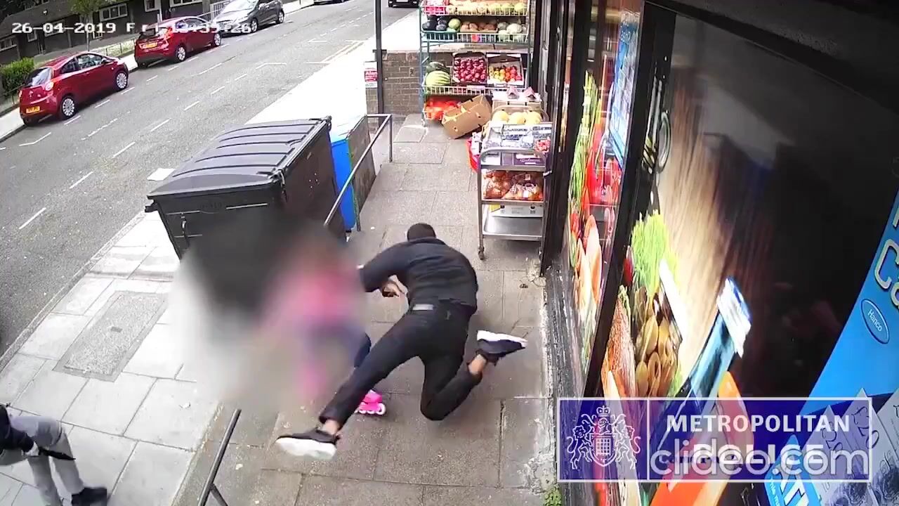 A completely innocent 29-year-old man chased down and stabbed to death in broad dayli