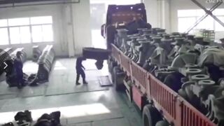 Man Killed by Moving the Wrong Machine Part First....