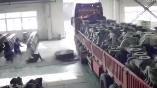 Man Killed by Moving the Wrong Machine Part First....