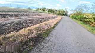 Even nature itself hates scooter riders.