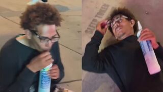 Nitrous Oxide on the Streets of Downtown Los Angeles