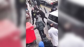 Classic: Haha Old Man comes and Saves Police from getting their Ass Kicked
