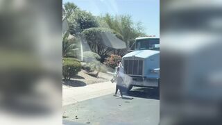 This Karen, in a HOA called a Heavy duty wrecker to come tow a crane that was inside her development