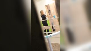 Female Prison Guard caught Coming Out of Cell is Crazy