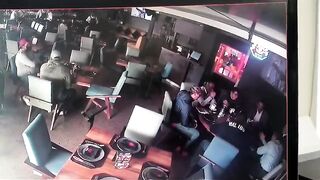 Hitman Executes his Target while leaving (Watch Full Table of Men)