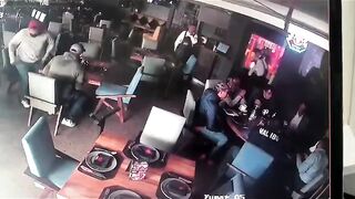Hitman Executes his Target while leaving (Watch Full Table of Men)