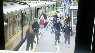 Ireland: This is Sickening...watch these Migrants Mess with Group of Girls trying to get on Train (Watch Full Video for Ending)