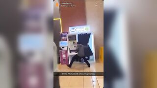 Hijab Wearing Woman Exposed Performing Sex Act in a Photobooth at a Mall