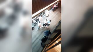Big Woman brings a Walking Cane to a Chair Fight..Wait for It!