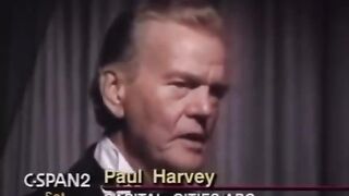 Paul Harvey Warned us back in 1993 About the Climate Hoax