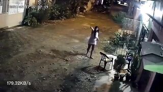 Thieves Steal from Female but She has a BF who Loves to Shoot at Criminals
