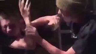 Kid Beating up a BLIND Kid gets instant Karma from Hero's