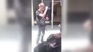 Kid Beating up a BLIND Kid gets instant Karma from Hero's