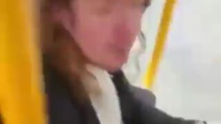 Transvestite gets Beaten up for Attempting to Perve and Feel up another Passenger on a Train.
