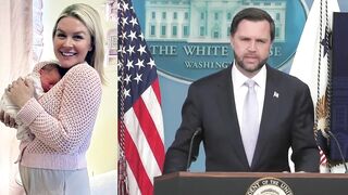 JD Vance says he told Karoline Leavitt he's ONLY filling in as press secretary for th