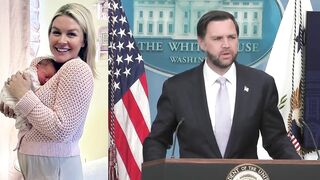 JD Vance says he told Karoline Leavitt he's ONLY filling in as press secretary for th