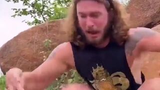 Man thinks he is Steve Irwin gets Bit by a King Cobra