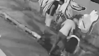 In Brazil, a young woman fell into a manhole after the cover collapsed