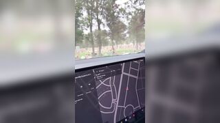 Tesla’s sensor system detected something wierd